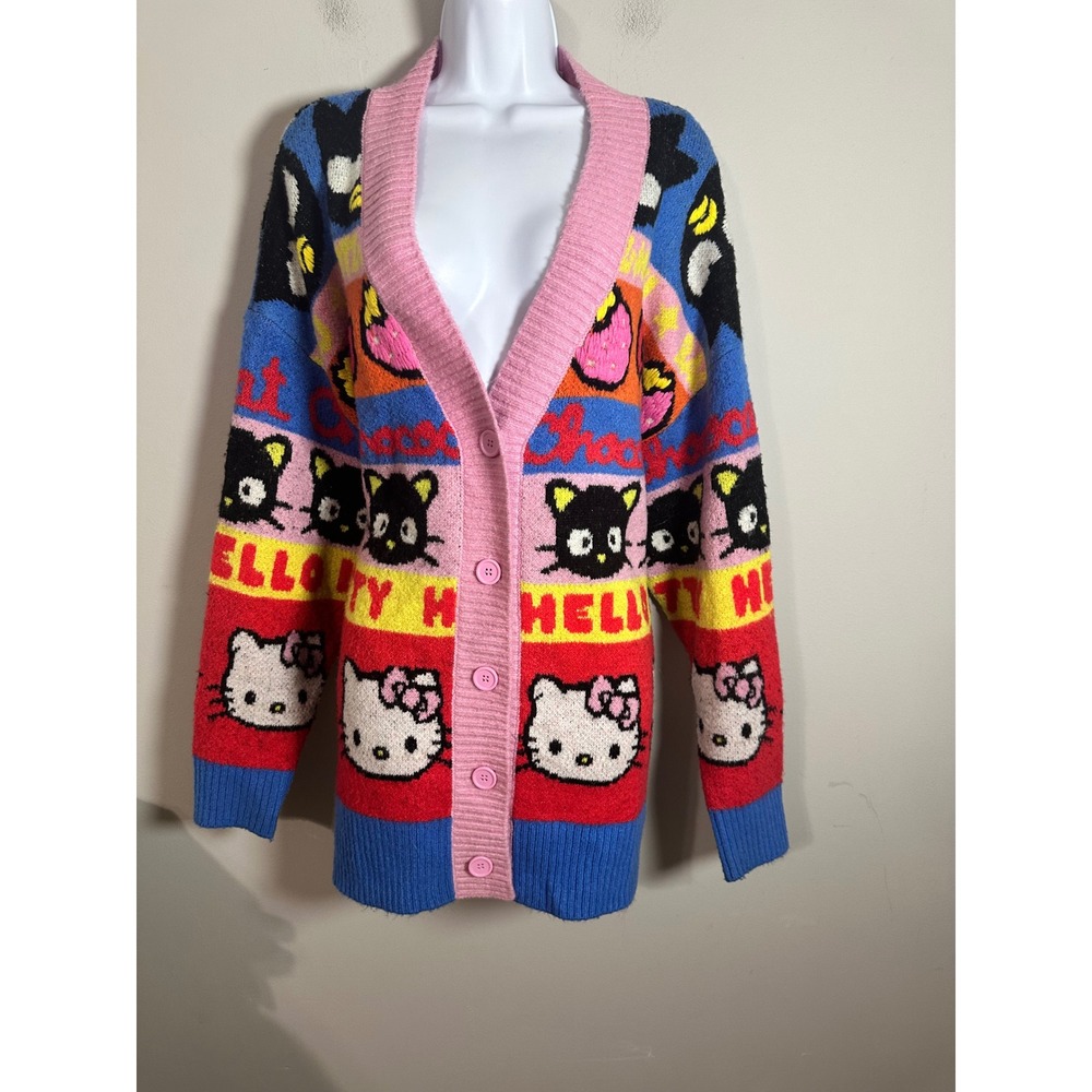 Forever 21 Hello Kitty and Friends Plus Size 1X Cardigan Sweater Sanrio Kawaii